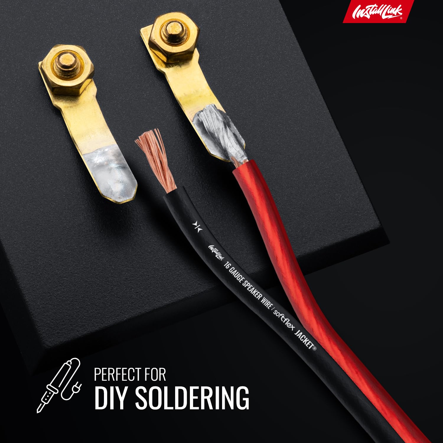 🧵 16 AWG Speaker Wire Roll – 100ft Copper Cable for Car or Home Audio, Crisp Sound Quality 🎚🎶