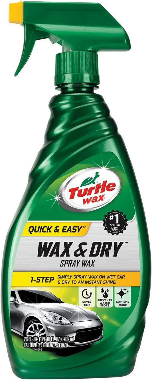 1-Step Wax & Dry – Quick Shine for Cars, Trucks & Motorcycles 🧴💦