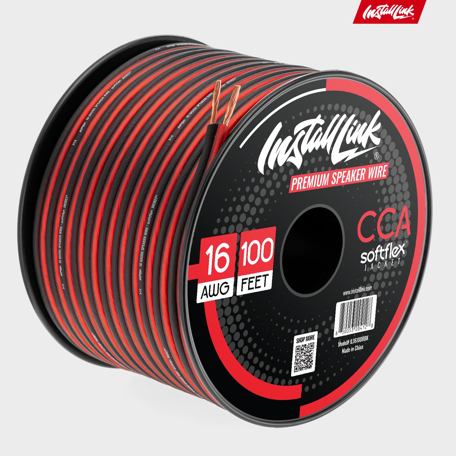 🧵 16 AWG Speaker Wire Roll – 100ft Copper Cable for Car or Home Audio, Crisp Sound Quality 🎚🎶