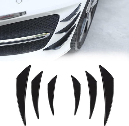6PCS Universal Car Bumper Canards – Front Lip Splitter Kit 🏎️💨