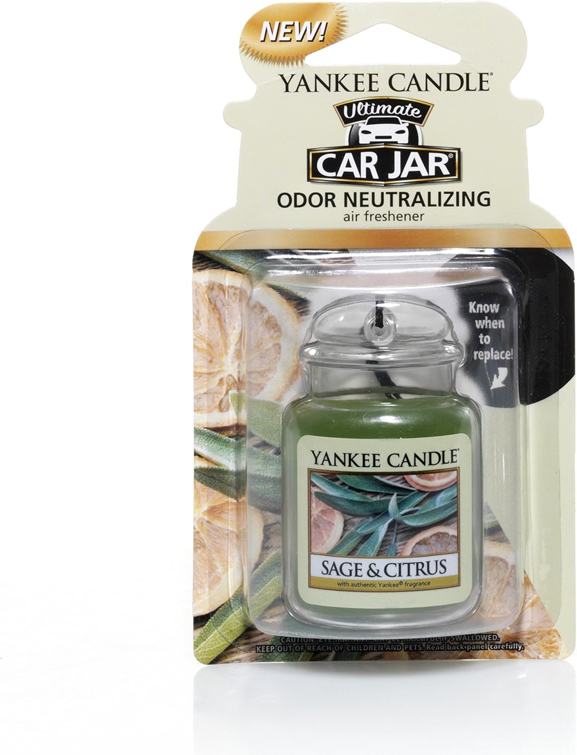 Yankees Candle Ultimate 3-Pack Hanging Car Jar® Air Fresheners - Neutralizes Odors for 30 Days! Includes Beach Walk, Pink Sands & Sun and Sand