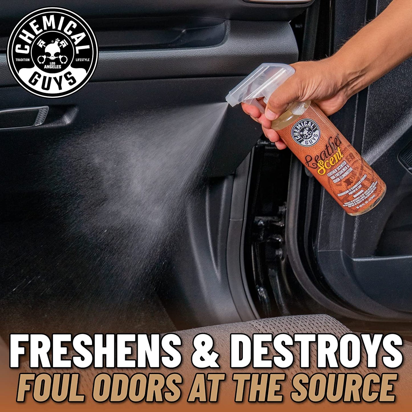 🪶 Leather Scent Air Freshener Spray – Rich Aroma & Odor Eliminator