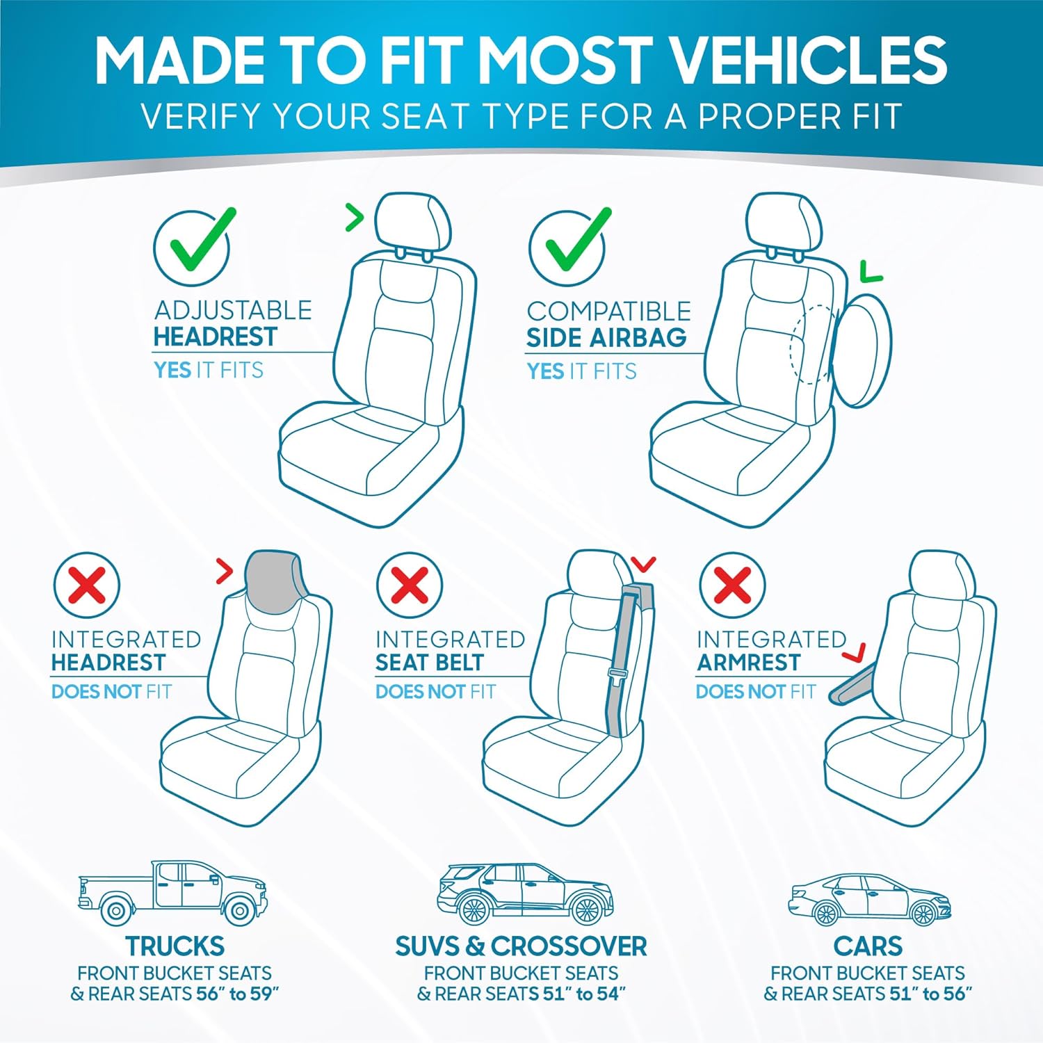 Upgrade Your Vehicle with  Solid Black Full Set Polypro Car Seat Covers – Easy Install for Front & Rear Split Bench Seats, Perfect for Cars, Trucks, SUVs, and Vans!