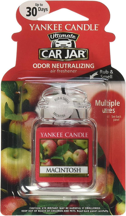 Yankees Candle Ultimate 3-Pack Hanging Car Jar® Air Fresheners - Neutralizes Odors for 30 Days! Includes Beach Walk, Pink Sands & Sun and Sand