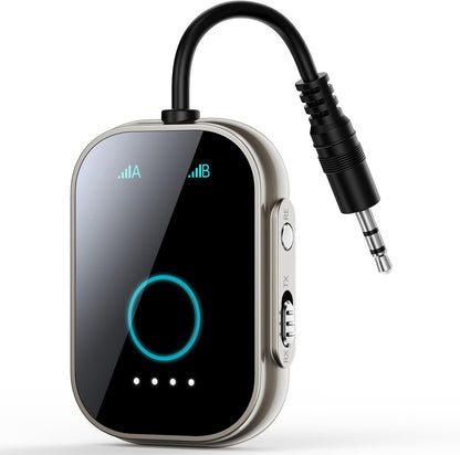 🎧 2-in-1 Bluetooth 5.3 Transmitter & Receiver – Connect AirPods, Gym Gear, or Car Audio Wirelessly ⚡🎵