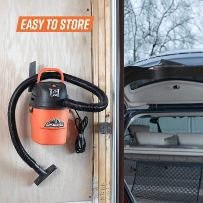 ® AA155 1.5-Gallon 2 Peak HP Portable Wet/Dry Vacuum, Orange