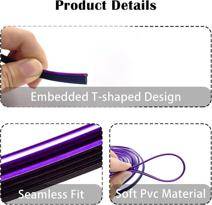 33 Ft Car Interior Trim Strip – Dashboard Edge Decor 💜🚘