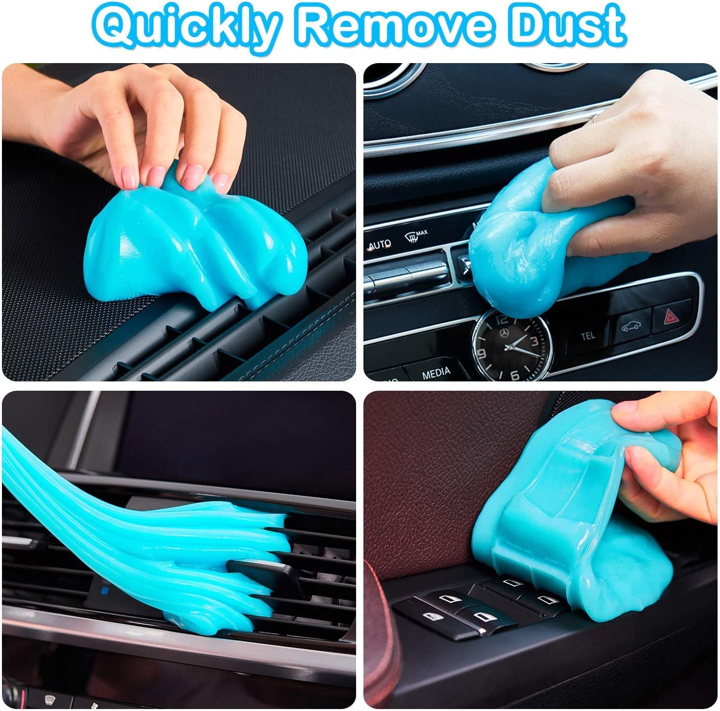 Car Cleaning Gel – Soft Slime for Dash & Vent Detailing 🧽✨