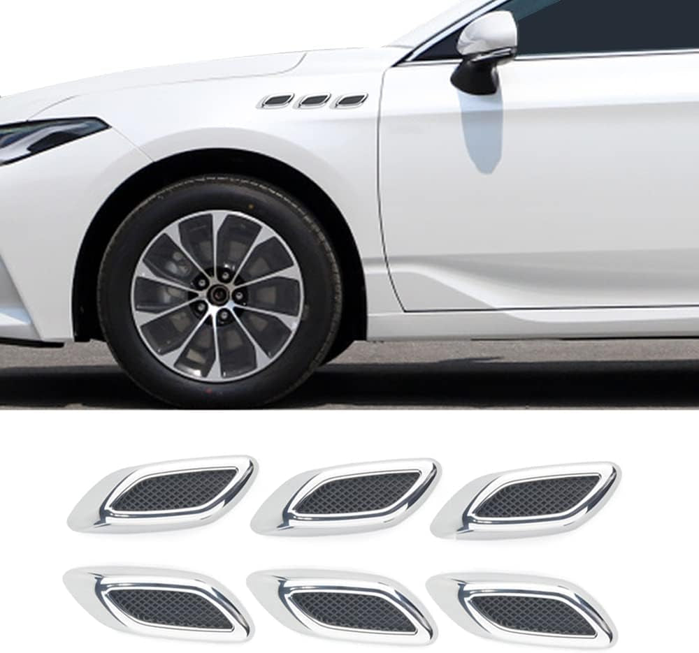 6PCS Fender Air Vent Trim – Universal Carbon Fiber Look 🏎️💨