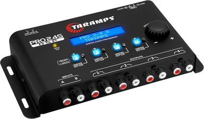 🎚 Pro 2.45 DSP Digital Sound Processor – Studio-Level EQ Tuning for 2 & 4 Channel Amps 🎧⚙️