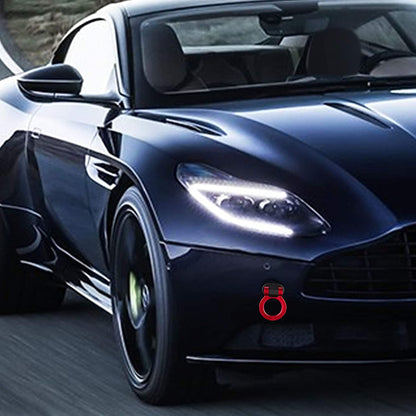 Red Tow Hook Style Sticker – Universal Car Bumper Decoration 🔴⚙️