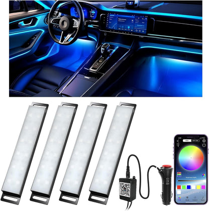 🚗 RGB Interior Car LED Kit – APP Controlled Ambient Lighting with Music Mode for Cars, Trucks & SUVs 💫🎧