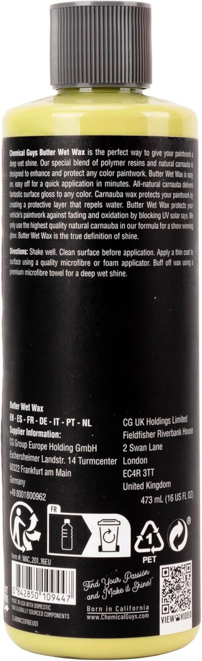 Butter Wet Wax – Easy On/Off Liquid Shine, Banana Scent 🍌🚗