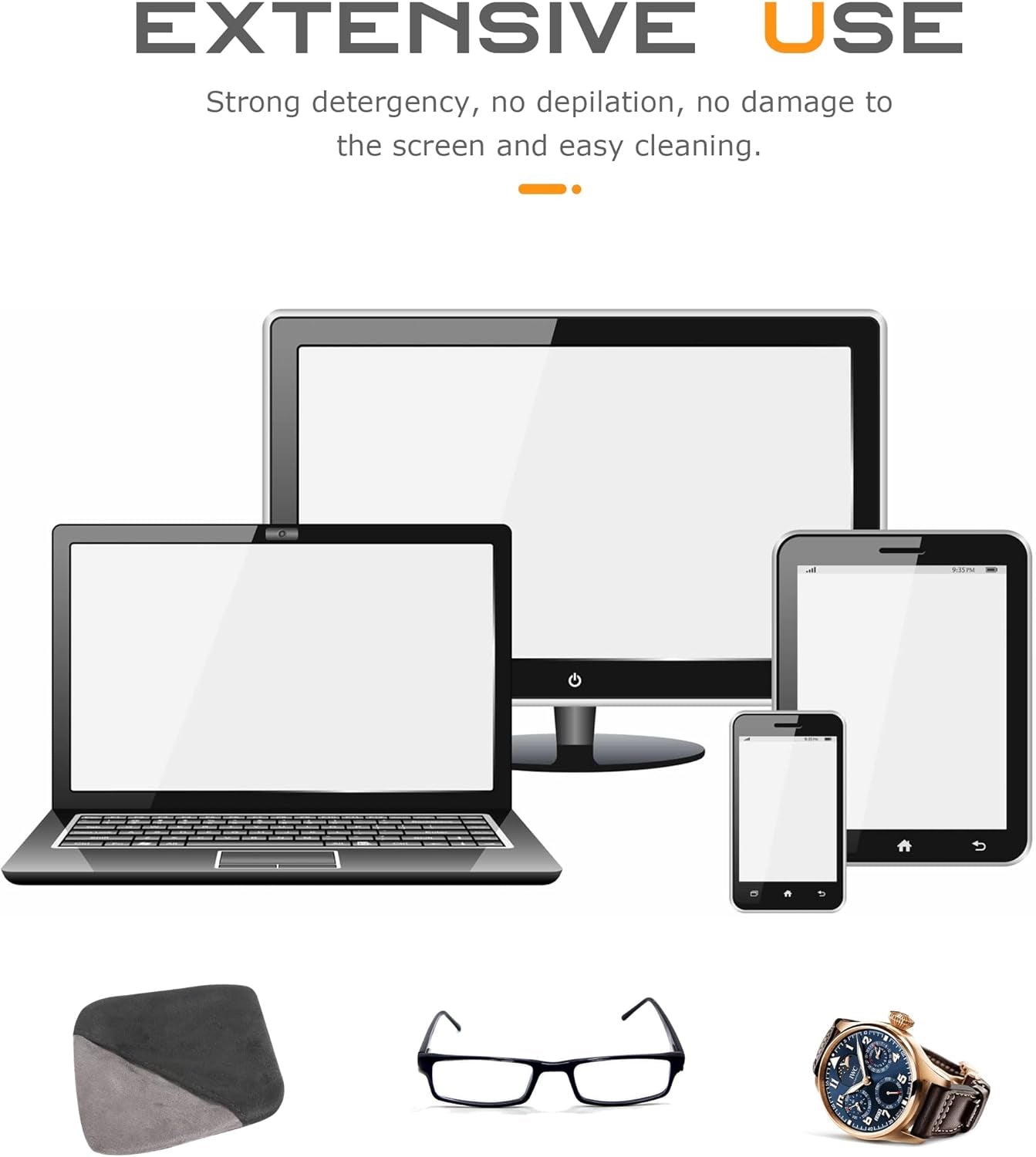 Ultimate Car Screen Cleaner Kit - Touchscreen Wipes & Foldable Microfiber Cloth for Dashboard and LCD Displays