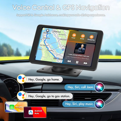 7” Wireless CarPlay Touchscreen Stereo – Mirror Link, Bluetooth, Backup Camera 🖥️🎶