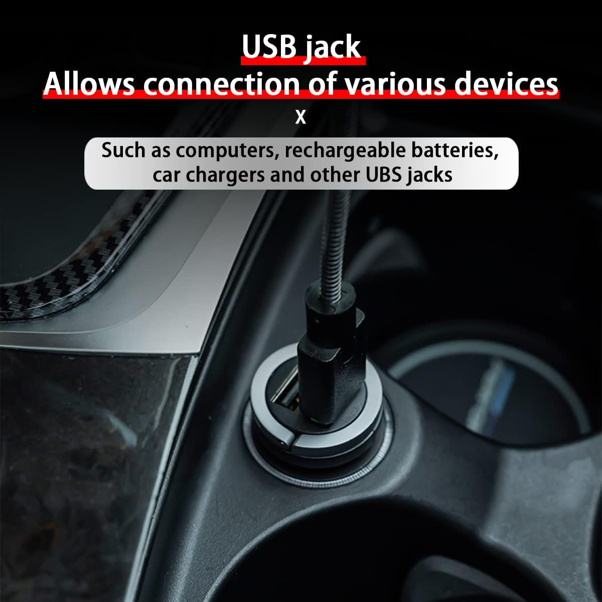 USB Car Roof Light – Sound Activated LED Star Projector 🌌💡