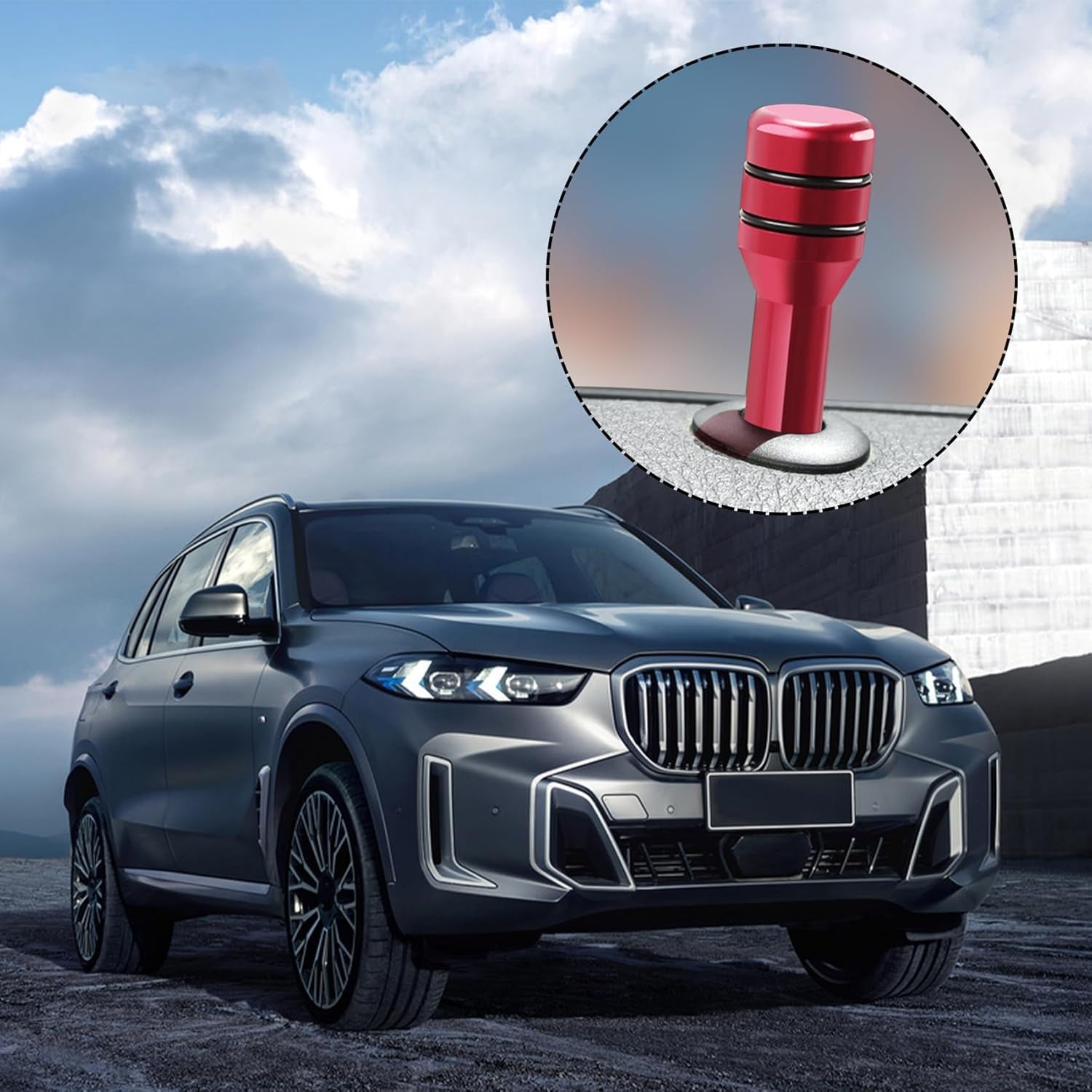 4 PCS Aluminum Car Door Lock Pins – Universal Decorative Upgrade 🔩✨