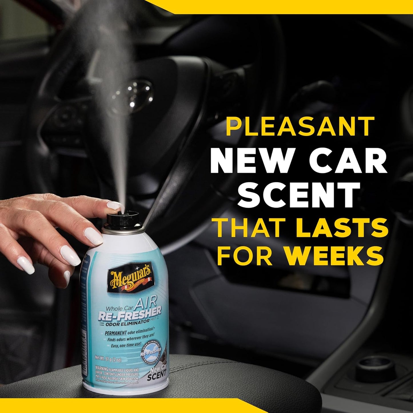 💨 G16402 Whole Car Odor Eliminator – New Car Scent, 2 Fl Oz