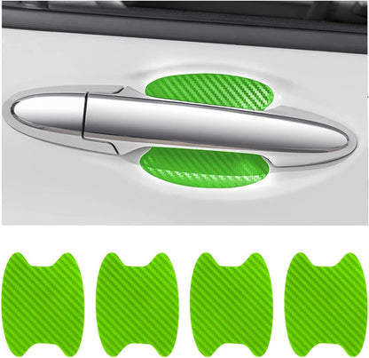 4PCS Carbon Fiber Car Door Handle Protector – Anti-Scratch Film 🏁✨