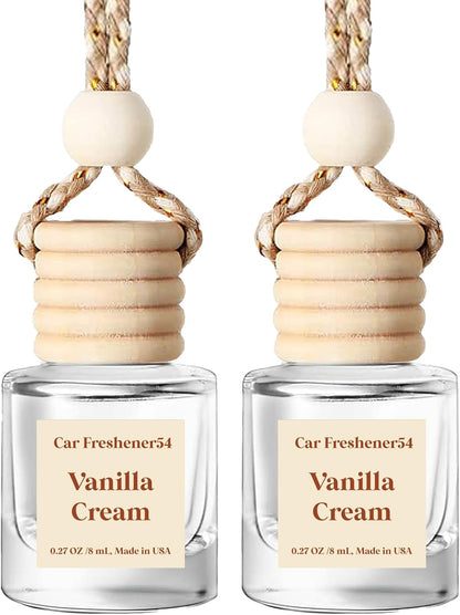 C Classy Car Air Freshener Hanging 2 Pack, Mahogany Teakwood Essential Oil Diffuser for C Ar, Cute Air Fresheners, Long-Lasting Fragrance, Car Air Fresheners for Women & Men Gift, Made in USA