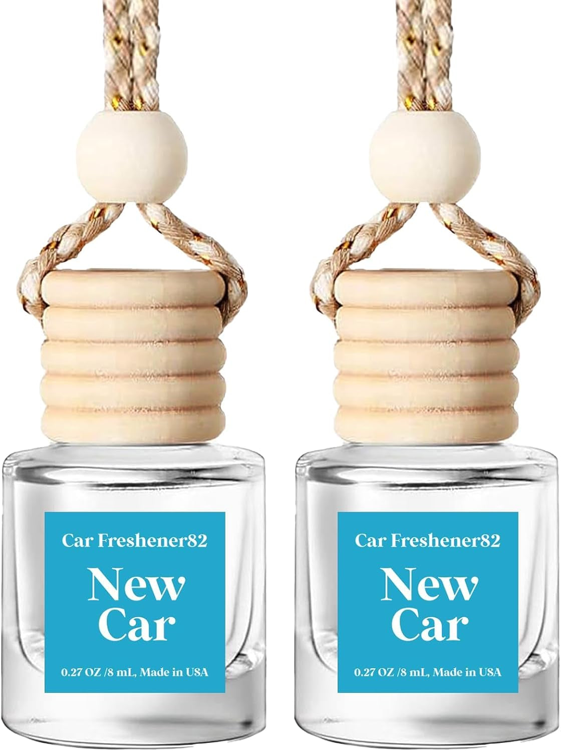C Classy Car Air Freshener Hanging 2 Pack, Mahogany Teakwood Essential Oil Diffuser for C Ar, Cute Air Fresheners, Long-Lasting Fragrance, Car Air Fresheners for Women & Men Gift, Made in USA