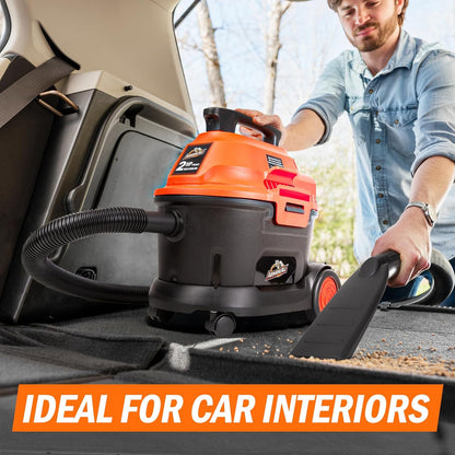 💧 AA255 Wet/Dry Utility Vac – 2.5 Gallon, 120V Heavy-Duty Shop Vac for Car & Garage Cleaning 💪🧼