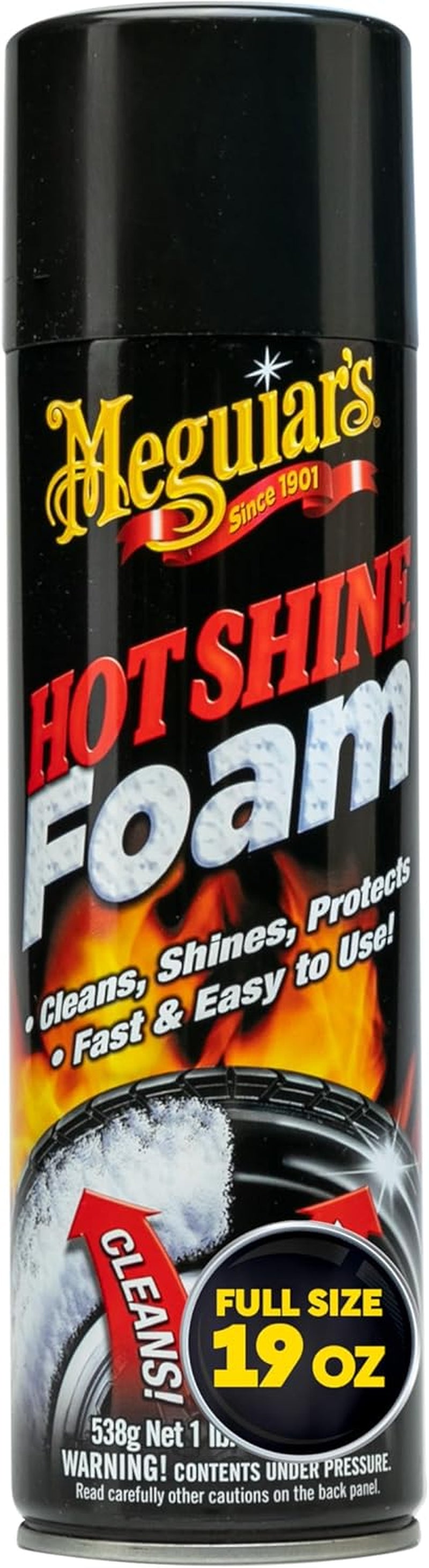 Hot Shine Tire Foam – High Gloss Deep Black Finish