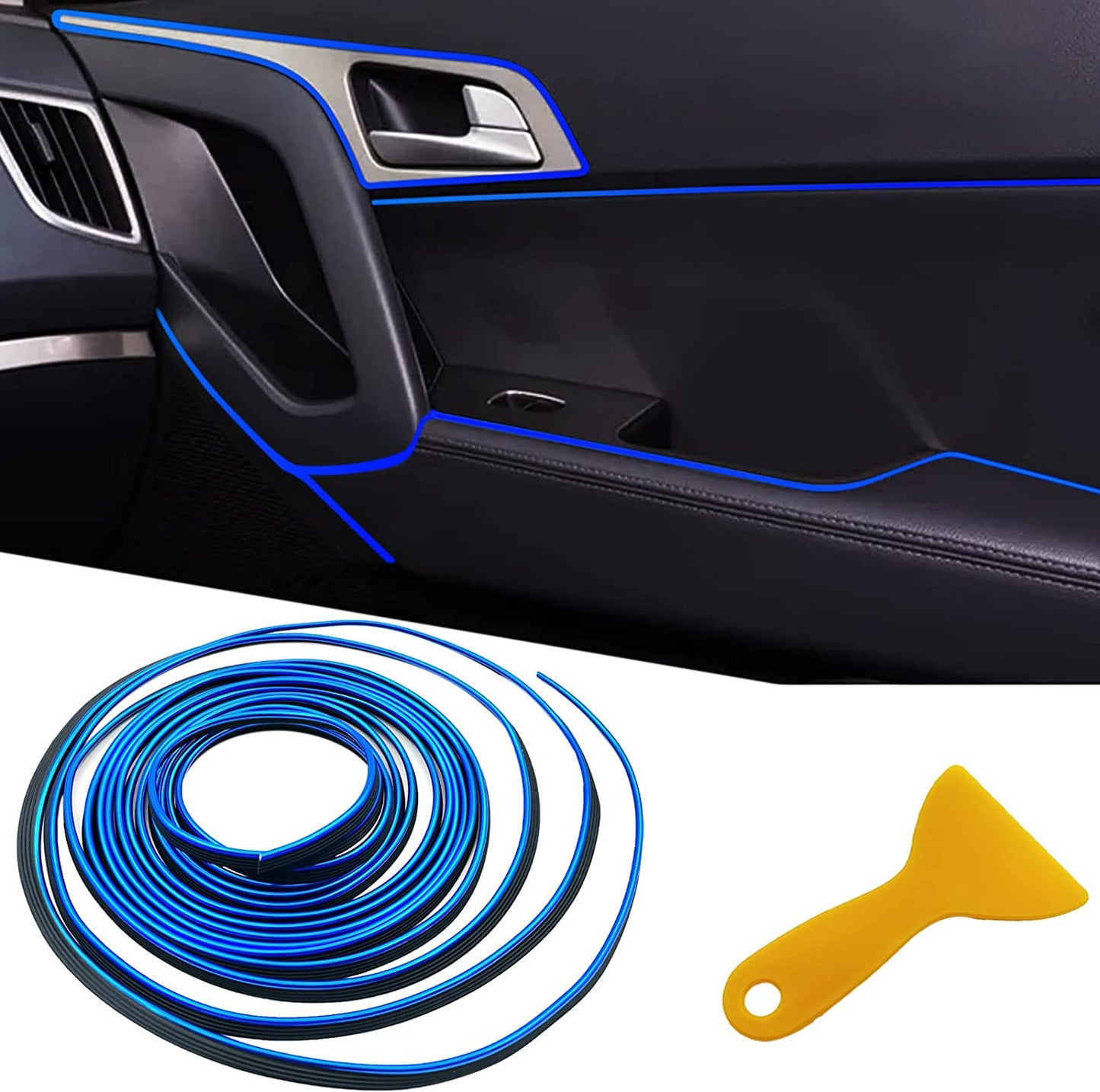 33 Ft Car Interior Trim Strip – Dashboard Edge Decor 💜🚘