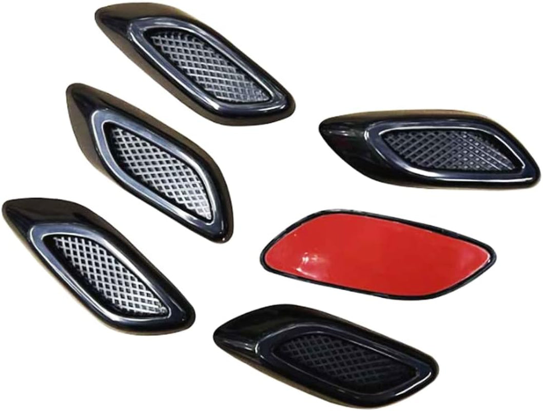6PCS Fender Air Vent Trim – Universal Carbon Fiber Look 🏎️💨