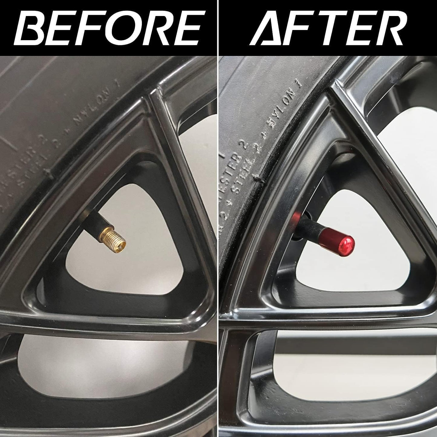 4PCS Car Tire Valve Caps – Aluminum Alloy Anti-Leak Stem Covers 🔧🚗