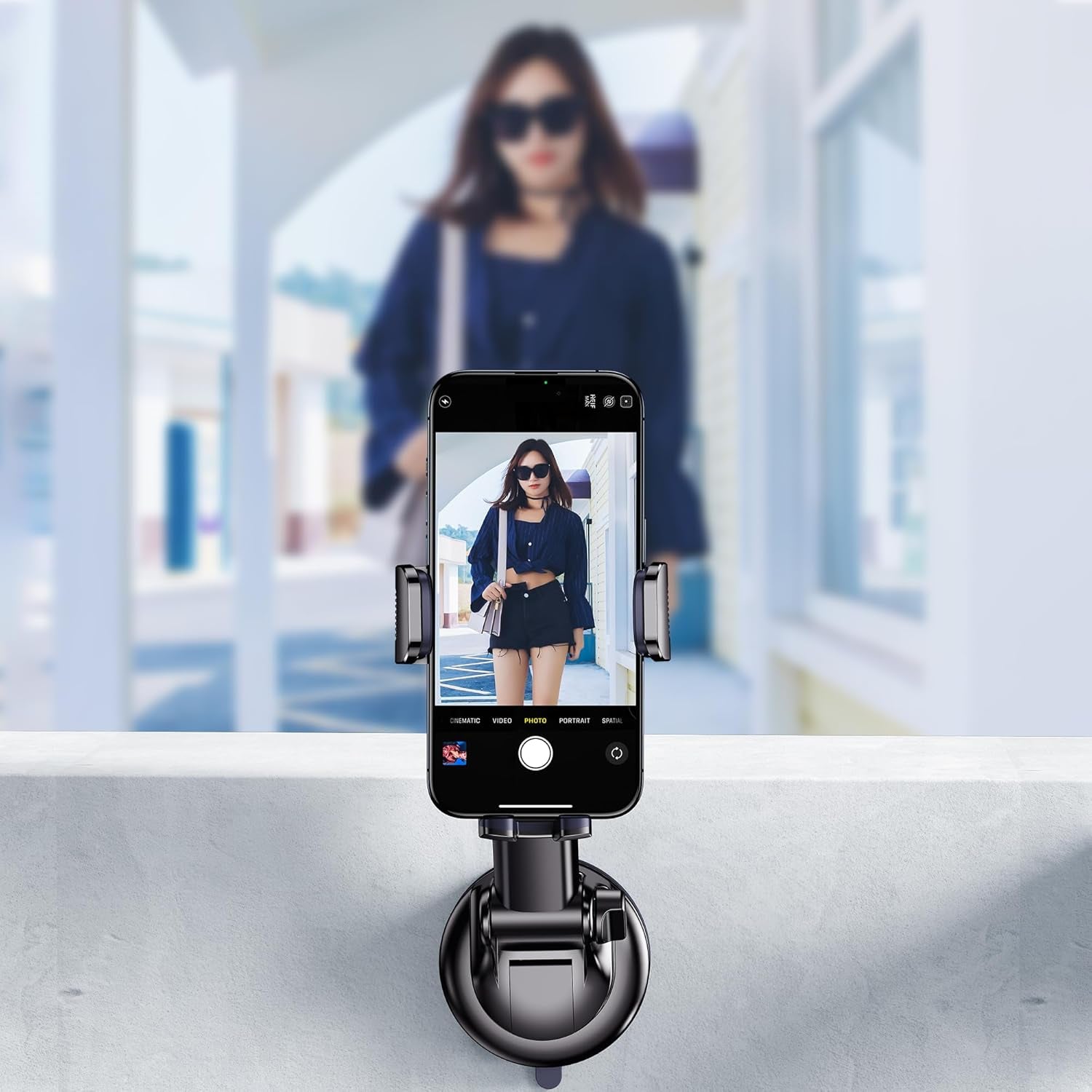 Universal  Car Phone Holder - Hands-Free Mount for Windshield, Dashboard & Air Vent - Fits All Smartphones & Cameras