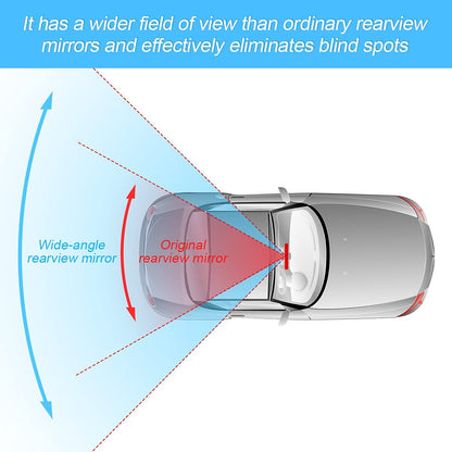 Panoramic Rearview Mirror – Wide Angle 12" Clip-On HD View 🪞🚙