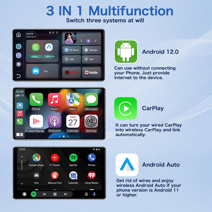 ⚙️ AI Magic Box – Wireless CarPlay & Android Auto Dongle, Stream Netflix/YouTube via WiFi 📱🚘