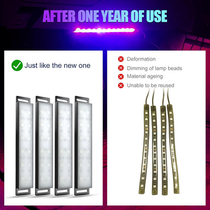 🚗 RGB Interior Car LED Kit – APP Controlled Ambient Lighting with Music Mode for Cars, Trucks & SUVs 💫🎧