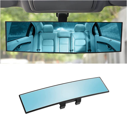 Panoramic Rearview Mirror – Wide Angle 12" Clip-On HD View 🪞🚙