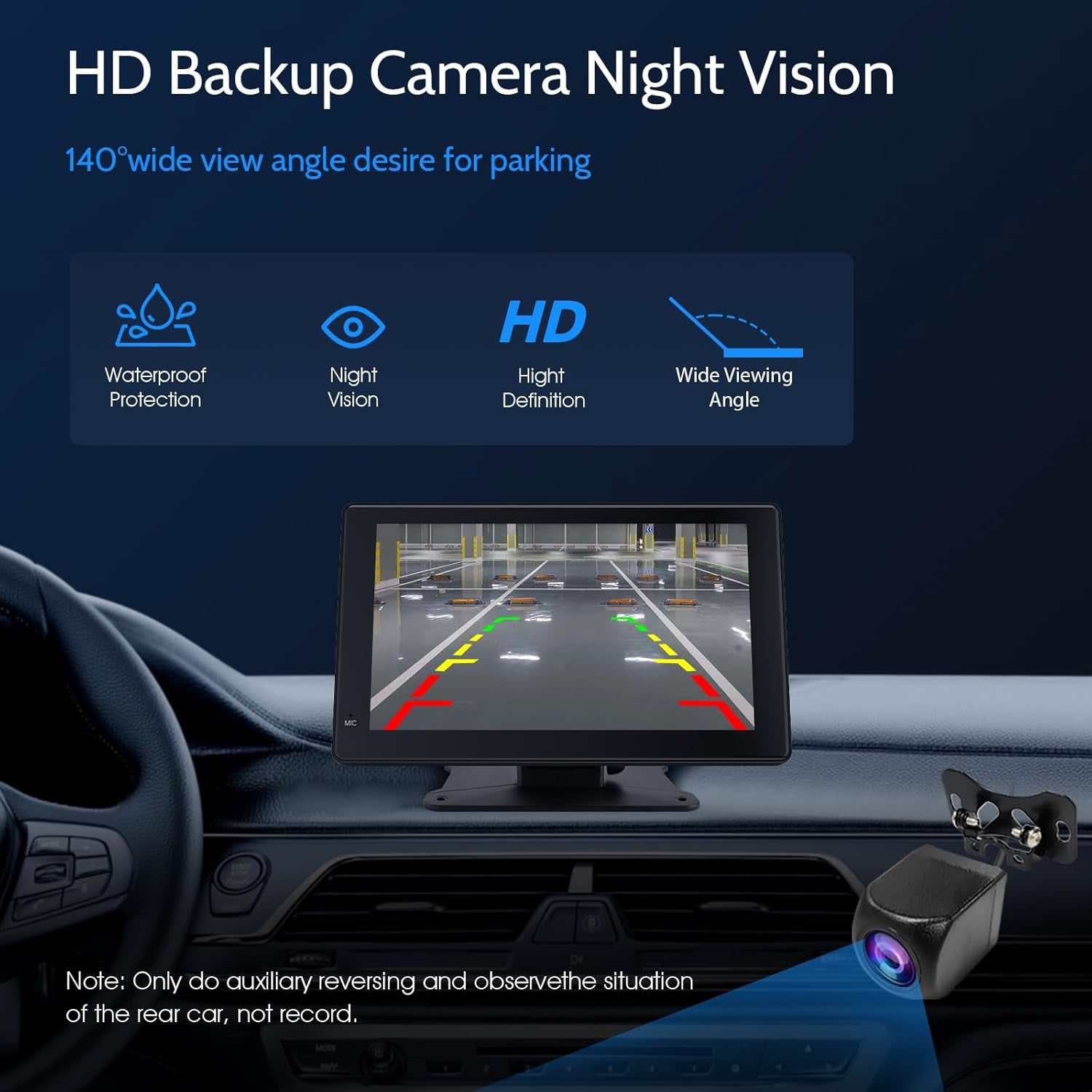 🎵 7” HD CarPlay Touchscreen Stereo – Wireless Apple & Android Auto with Backup Cam & Voice Control 🔊🚘