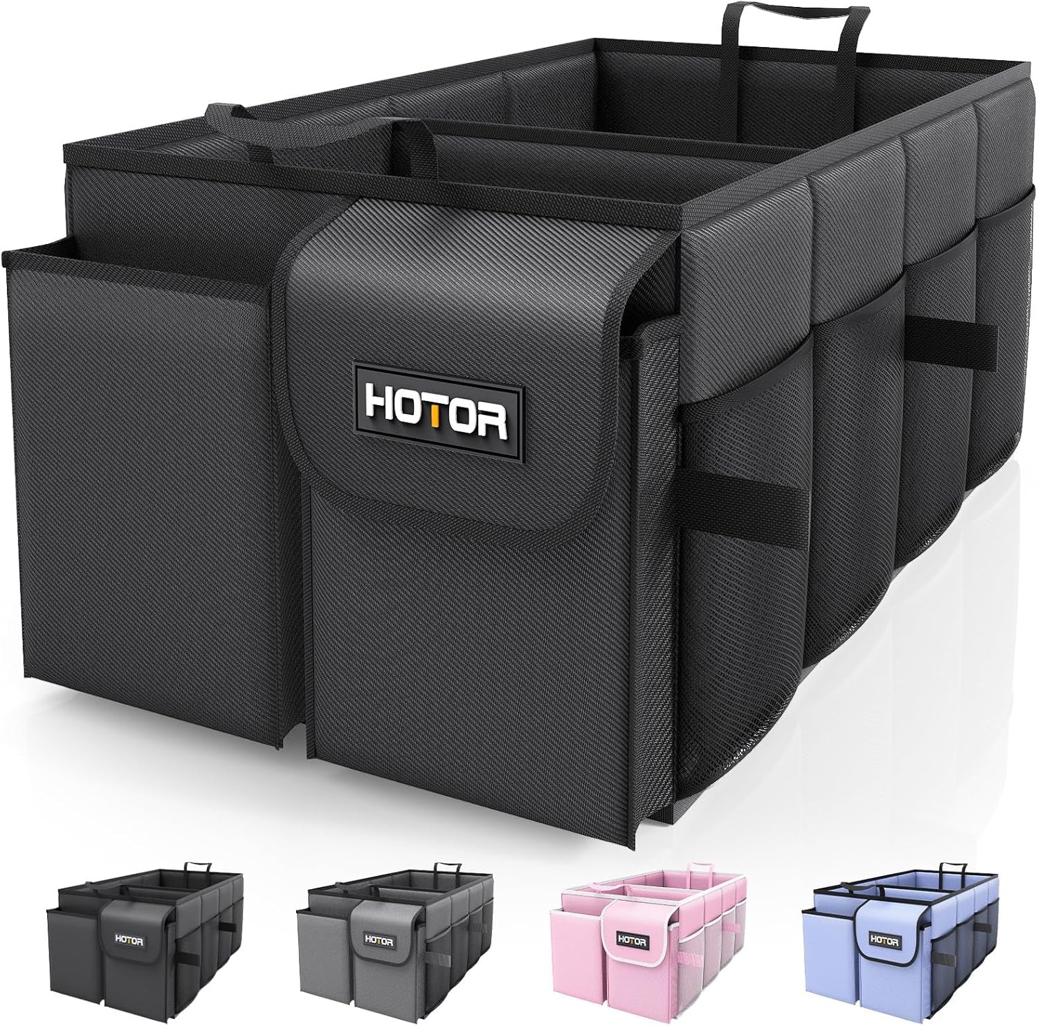 🧳 Foldable Trunk Organizer – Sturdy Car Storage Box for SUVs & Sedans