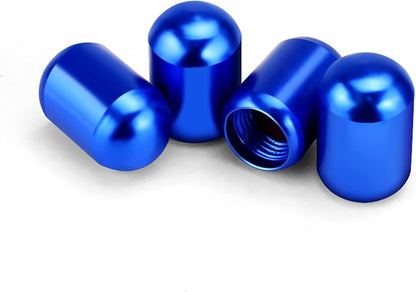 4PCS Car Tire Valve Caps – Aluminum Alloy Anti-Leak Stem Covers 🔧🚗