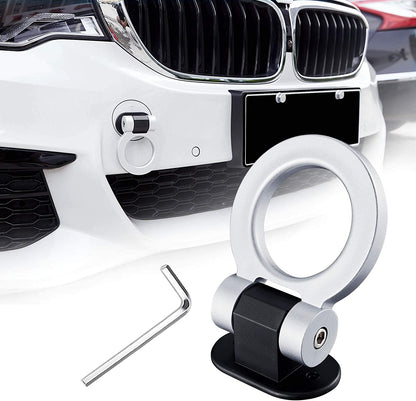 Red Tow Hook Style Sticker – Universal Car Bumper Decoration 🔴⚙️