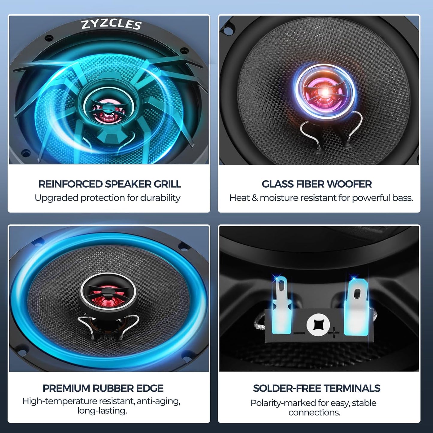 💥 2026 Premium 6.5” Hi-Fi Car Speakers – 1000W Max Power, Concert-Level Sound Experience 🎶🔥