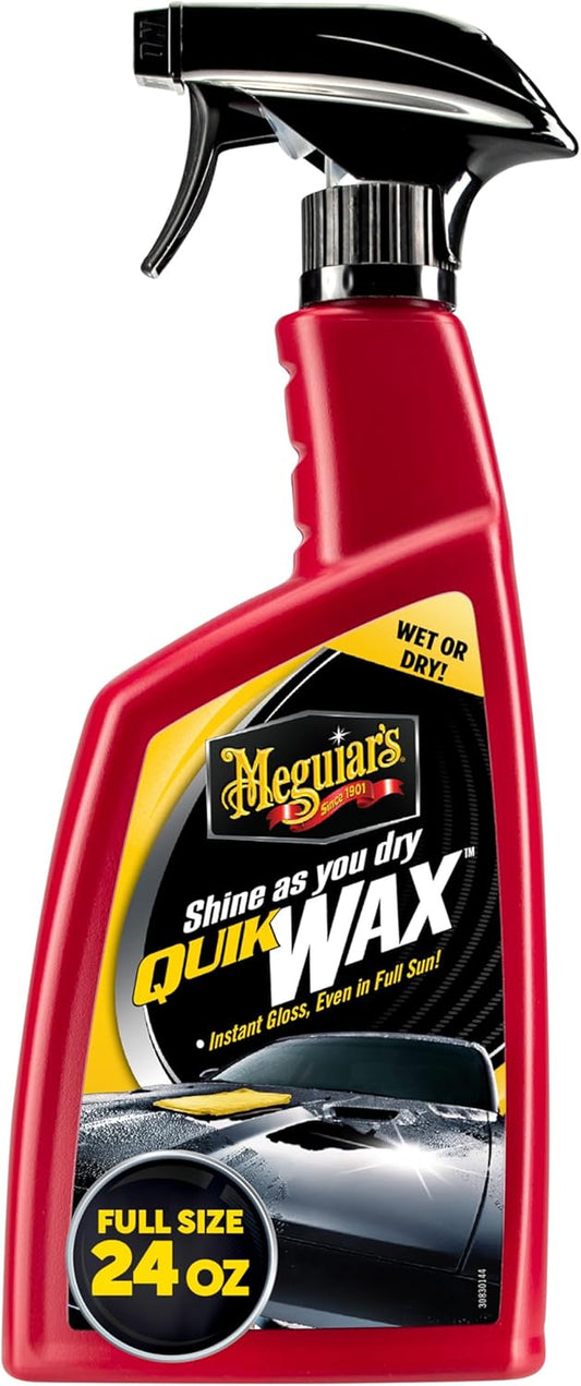 Meguiar’s A1624 Quik Wax – Spray Wax for Gloss & Protection (24 Oz)