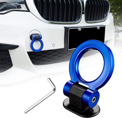 Red Tow Hook Style Sticker – Universal Car Bumper Decoration 🔴⚙️