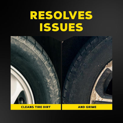 Hot Shine Tire Foam – High Gloss Deep Black Finish