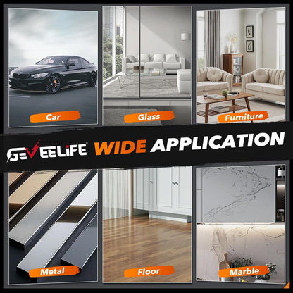 6-Inch 1600W Rotary Car Buffer Polisher (7 Speeds, 6 Pads)