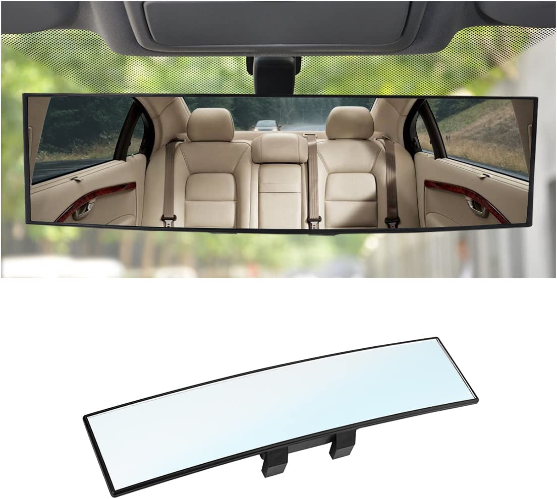 Panoramic Rearview Mirror – Wide Angle 12" Clip-On HD View 🪞🚙