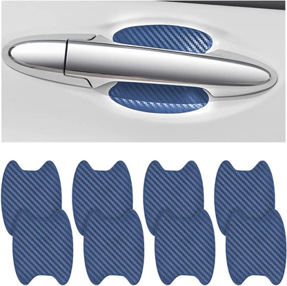 4PCS Carbon Fiber Car Door Handle Protector – Anti-Scratch Film 🏁✨