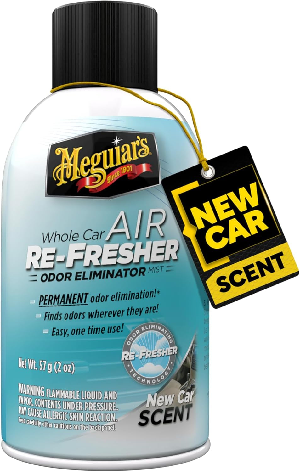 💨 G16402 Whole Car Odor Eliminator – New Car Scent, 2 Fl Oz