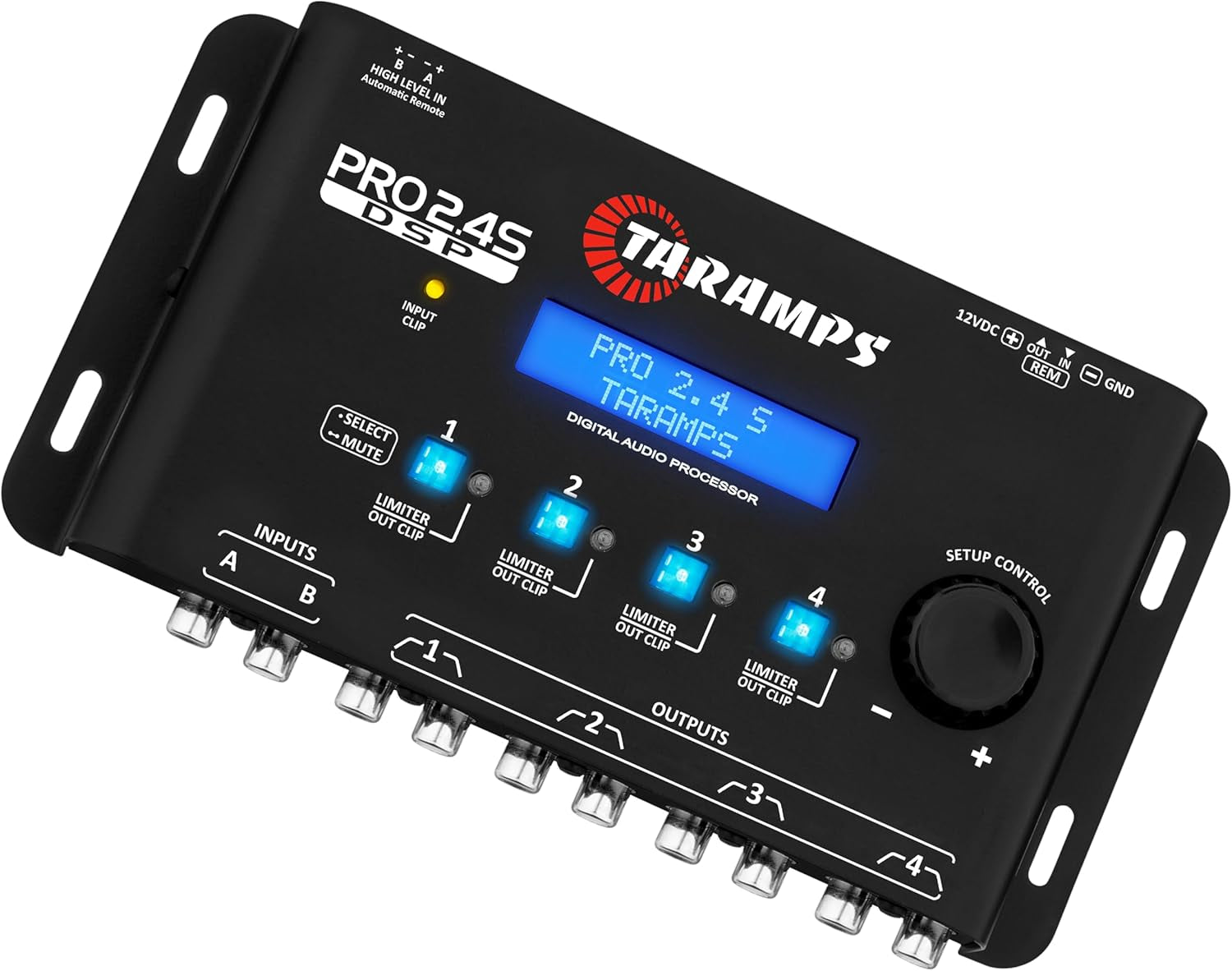 🎚 Pro 2.45 DSP Digital Sound Processor – Studio-Level EQ Tuning for 2 & 4 Channel Amps 🎧⚙️