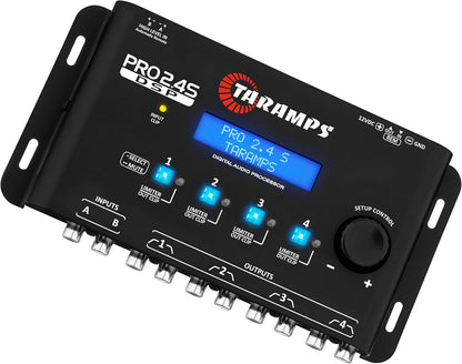 🎚 Pro 2.45 DSP Digital Sound Processor – Studio-Level EQ Tuning for 2 & 4 Channel Amps 🎧⚙️